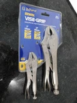 Irwin Vise-grip Locking Pliers Set 2-PIECE #37 10WR & 5WR. Fixed Price $24.95.