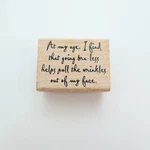River City Rubber Works 1775 H Bra Less Funny Quote Wood Stamp Vintage 2000. Fixed Price $16.00.