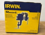 New Box Irwin Tools Clamp-on Vise 3" / 7CM Jaw Width 226303ZR Blue. Fixed Price $34.99.