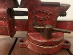 Vintage Dunlap Swivel Bench Vise Shop Garage Tool Model# 05241 Working. Fixed Price $55.00.
