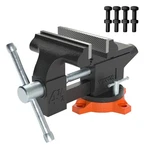 Vevor 4.5" Bench Vise W/ Anvil 240 Swivel Base Heavy Duty Multipurpose. Fixed Price $34.99.