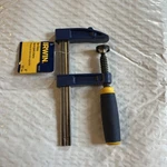 Irwin 4" Bar Clamp 1901247 New 102MM Blue & Yellow. Fixed Price $17.99.