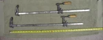 Vntg Craftsman #66768 USA,24" Capacity Wood Handle Bar Clamps,glue Up,vgc. Fixed Price $21.99.