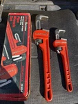 Sears Craftsman Pipe Wrench Set 2PC 51654 14 51652 10 51651 Orange. Fixed Price $79.00.