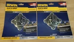 2 Irwin Quick Grip Hold Down Jig Medium-duty And Heavy Clamps 1964754. Fixed Price $7.99.
