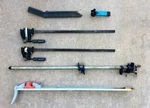 Irwin 28" Bar Clamps, Pipe 1/2" X36", Pittsburgh 24 In. Edge. Fixed Price $39.99.