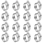 Winlong Stainless Steel Hose Clamps SAE#20 (3/4" 1-3/4") 16PK, Metallic. Fixed Price $21.31.