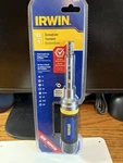 Irwin Tools 1948774 8-IN-1 Compact Ratcheting Multi-bit Screwdriver Comfort Grip. Fixed Price $23.45.
