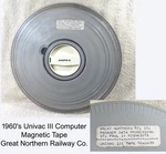1960'S Univac Iii Computer Magnetic Tape (no. 2635) - Great Northern Railway. Fixed Price $49.99.