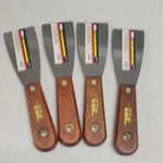 Iit 2" Flex Scraper Wood Handle Spring Steel Blade Brown/silver Set Of 4. Fixed Price $19.99.