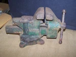 Vintage 3" Vise Eclipse Swivel Base Anvil Bench 84-6826. Fixed Price $29.95.