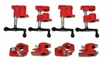 4PC 3/4" Gluing Pipe Clamp Set Heavyduty Woodworking Cast Iron Fixed Firmly. Fixed Price $37.79.
