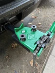 New Greenlee 467 Pipe Chain Vise With Custom 2 Trailer Receiver Hitch Mount Nr. Fixed Price $560.00.