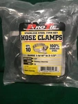 Pc Pro Tie 33103 1-9/16 To 2-1/2 Heavy Duty Stainless Key Hose Clamps Sae 32. Fixed Price $12.00.