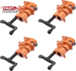 Y&y Decor Pack 3/4" Pipe Clamps For Wood Gluing, Heavy Duty Cast Iron, Profess. Fixed Price $47.57.