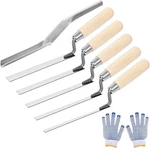 6 Pcs Tuck Pointer Trowel Set, Pointing Brick Jointer Cement Tool, Mor.... Fixed Price $29.56.