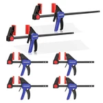 Workpro Bar Clamps Set, 6-PACK One-handed Clamp/spreader. Fixed Price $74.79.