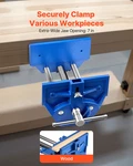 Vevor 7" Quick Release Woodworking Vise, 8" Jaw, Cast Iron. Fixed Price $84.99.