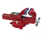 Yost Bench Vise Cast Metal Swivel Base Interlocking Gears Red 5 In. Jaw Width. Fixed Price $229.99.