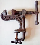 Vtg Perfection Nut Cracker Waco Texas Cast Iron Aq. Fixed Price $20.00.