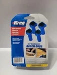Kreg KKS1070 Bench Dogs 3/4" Hole Stops Blue Clamping Accessories Pc Set. Fixed Price $19.99.