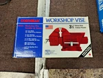 Vintage Columbian Bench Vise Swivel Base Usa D4 3 1/2'' Unopened. Fixed Price $135.00.