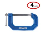 Irwin 225103 Quick-grip 3" C-clamp (4PACK). Fixed Price $38.38.