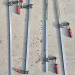Bessey GSCC3.536 Clamps Set Of 4 & HSCC2.536 Red Handles Steel Plastic. Fixed Price $125.00.