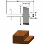 Vermont American Router Bit. 3/8" X 1/2" Rabbeting. Carbide Tipped. #23117. Fixed Price $19.99.