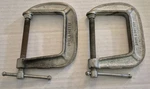 Brink & Cotton C-clamp No 142 1/2 2.5 Inch Vintage Tool Set Of Made Usa. Fixed Price $18.00.