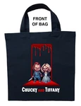 Chucky And Tiffany Trick Or Treat Bag, Halloween Child's Play. Fixed Price $17.99.