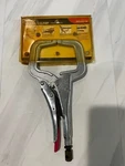 Locking C-clamps, Round Tip, (throat Depth 3-1/4)(OPENING 4), PR115, Strong Hand. Fixed Price $21.99.