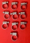 Breeze Aero-seal Stainless Steel Hose Clamp, Approx. 5/8 Usa! Lot Of 10!. Fixed Price $9.99.
