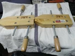 2 X Jet 10" Adjustable Hand Screw Wooden Clamping Tool #709866 Woodworking. Fixed Price $19.00.