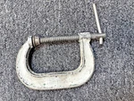 Armstrong 78-403, Drop Forged, 4"1/2 Jaw 6" Long White Screw Clamp, Usa. Fixed Price $19.99.