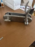 Pinnacle Satin Nickel Entry Door Handle With Keys. Fixed Price $50.00.