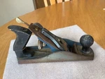 Vtg Stanley 9 Wood Plane H-1204 12-204E Smooith Bottom Cracked Handle. Fixed Price $24.99.