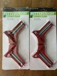 Lot Of 2 Pittsburgh 3"CORNER Clamps W/smooth Nonmarring Jaws #63653. Fixed Price $14.99.