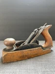 Vintage Stanley Wooden Plane Union #35 New Britain Conn Ruler & Level 10. Fixed Price $60.00.