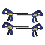 Irwin Quick-grip 1964758 One-handed Mini Bar Clamp Pack, 6", Blue. Fixed Price $33.99.