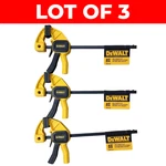 Lot Of The Dewalt Small Bar Trigger Clamp 4-1/2 Inches Model DWHT83191 New. Fixed Price $32.94.