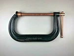 Jorgensen 8" Inch Drop- Forged Steel C- Clamp Pony Tools 408-D- Heavy Duty- New. Fixed Price $42.00.