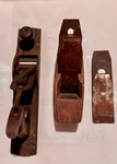 Antique & Vtg Wood Carpenter Planes - Block 8.5" Steel Made 13.5" Long. Fixed Price $22.00.