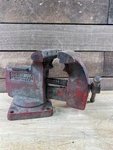 Vintage Wilton 4" Cast Iron Metal Utility Bench Vise Swivel Base. Fixed Price $97.74.