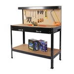 Steel Storage Workshop Table Drawer Peg Board Us. Fixed Price $179.00.