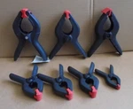 Wolfcraft Quick-jaw Spring Clamps Plastic Flexible Anti-slip Black 7 Pc.. Fixed Price $34.99.