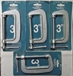 Pony Adjustable 3" C-clamp Hobby & Crafts 4PKS 1130. Fixed Price $12.00.