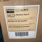 Dayton, 4CPF7, Universal Vise, Jaw 4", Open. Fixed Price $412.50.