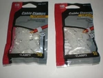 Gb 1/4'' Plastic Cable Clamps Lot Of 2 Packs ( 36 ). Fixed Price $12.00.