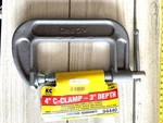 Kc Professional 94440 Heavy Duty C-clamp Zinc Plated, 4". Fixed Price $7.99.